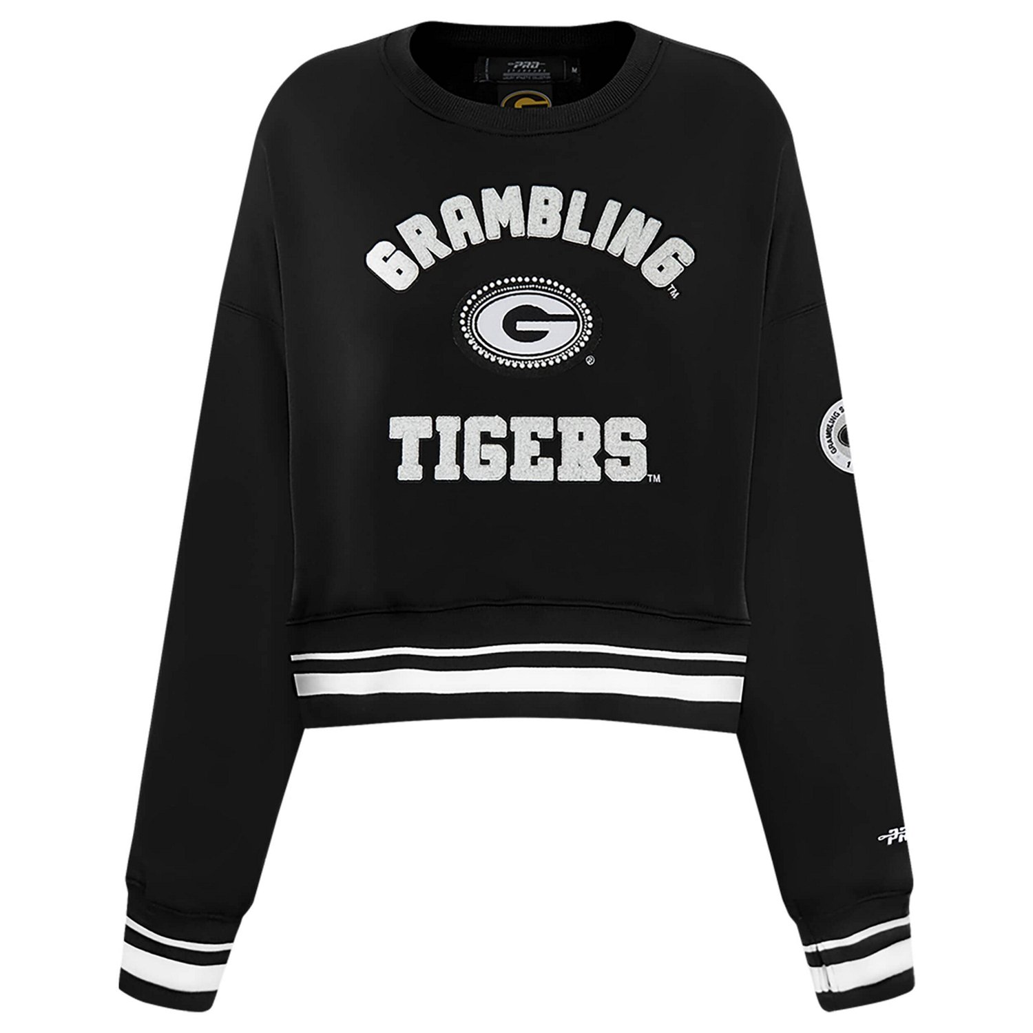 Pro Standard Grambling Tigers Pearl Cropped Pullover Sweatshirt - view number 2