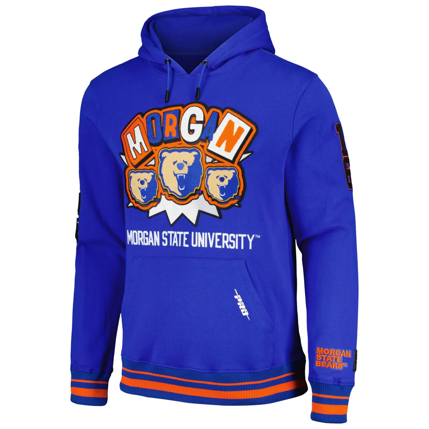 Pro Standard Morgan State Bears Homecoming Ribbed Fleece Pullover Hoodie - view number 2