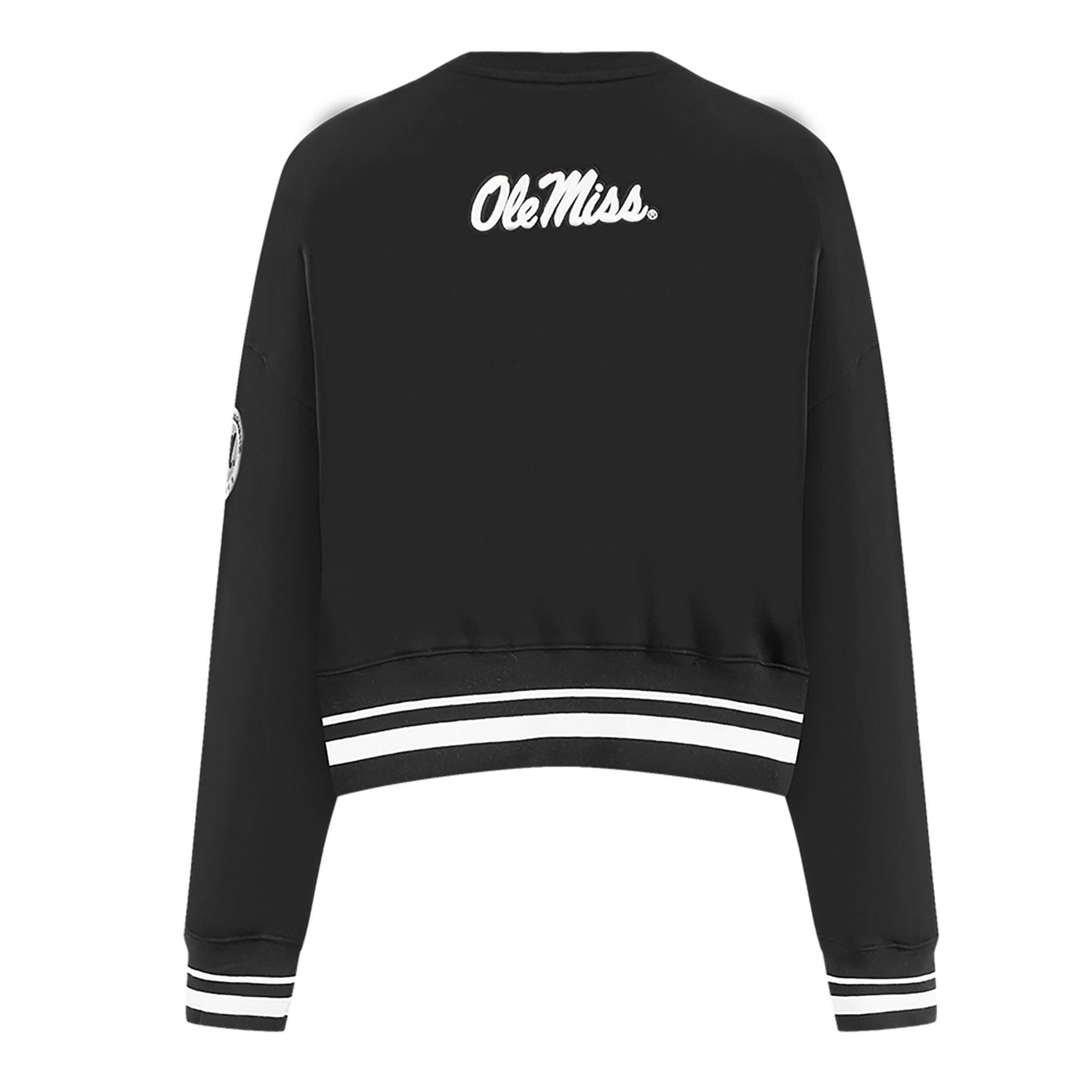 Pro Standard Ole Miss Rebels Pearl Cropped Pullover Sweatshirt - view number 3