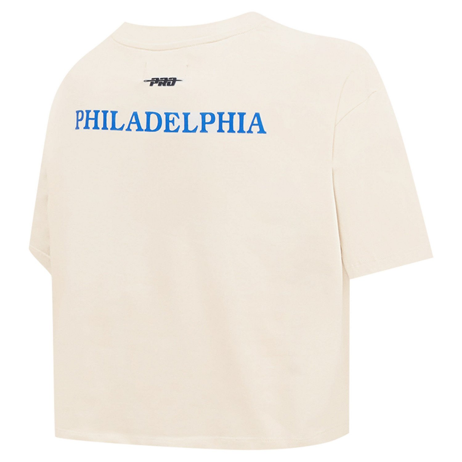 Pro Standard Philadelphia 76ers Retro Striper SJ Cropped Boxy T-Shirt - view number 3
