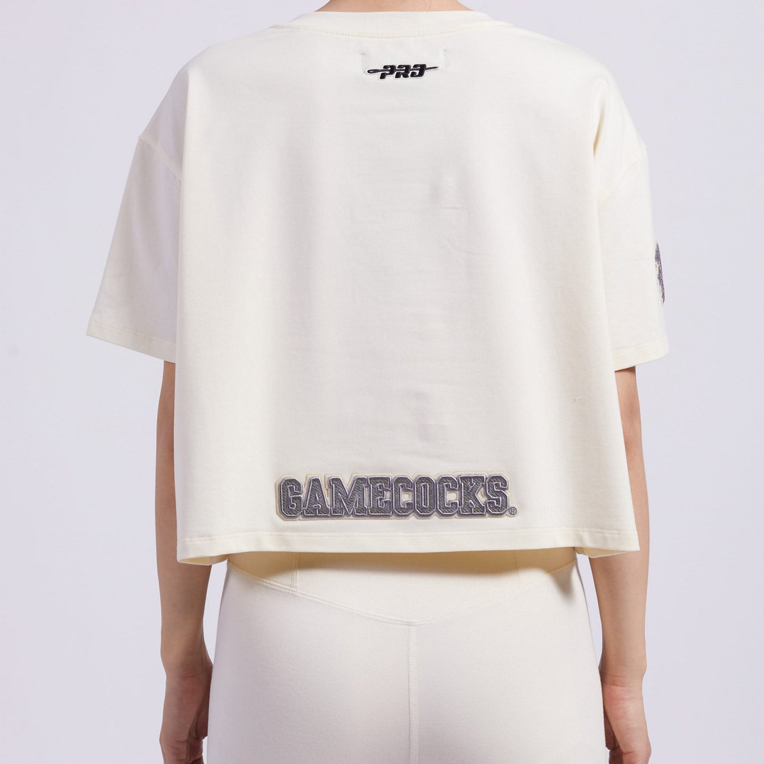 Pro Standard South Carolina Gamecocks Reverse French Terry Boxy Cropped T-Shirt - view number 4