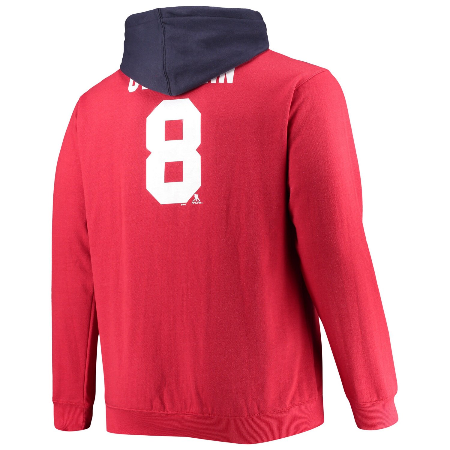 Profile Alexander Ovechkin Washington Capitals Big  Tall Colorblock Full-Zip Hoodie - view number 4