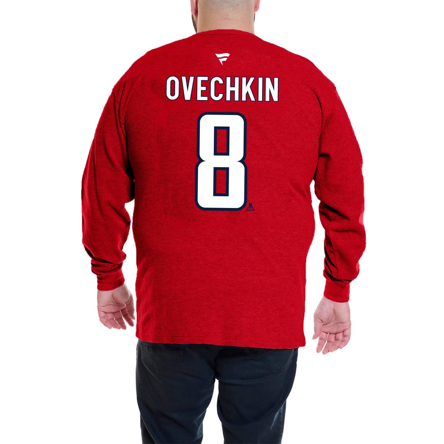 Profile Alexander Ovechkin Washington Capitals Big  Tall Name  Number Thermal Pullover Sweatshirt - view number 2