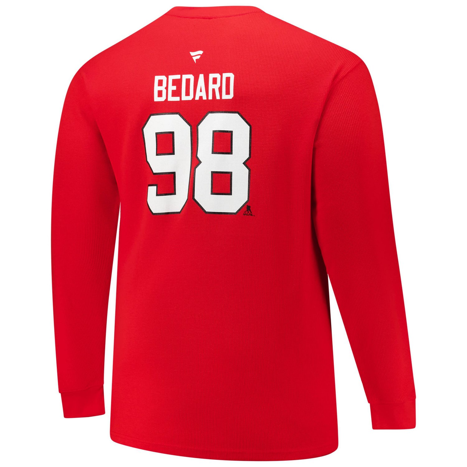 Profile Connor Bedard Chicago Blackhawks Big  Tall Name  Number Thermal Pullover Sweatshirt                                      - view number 3