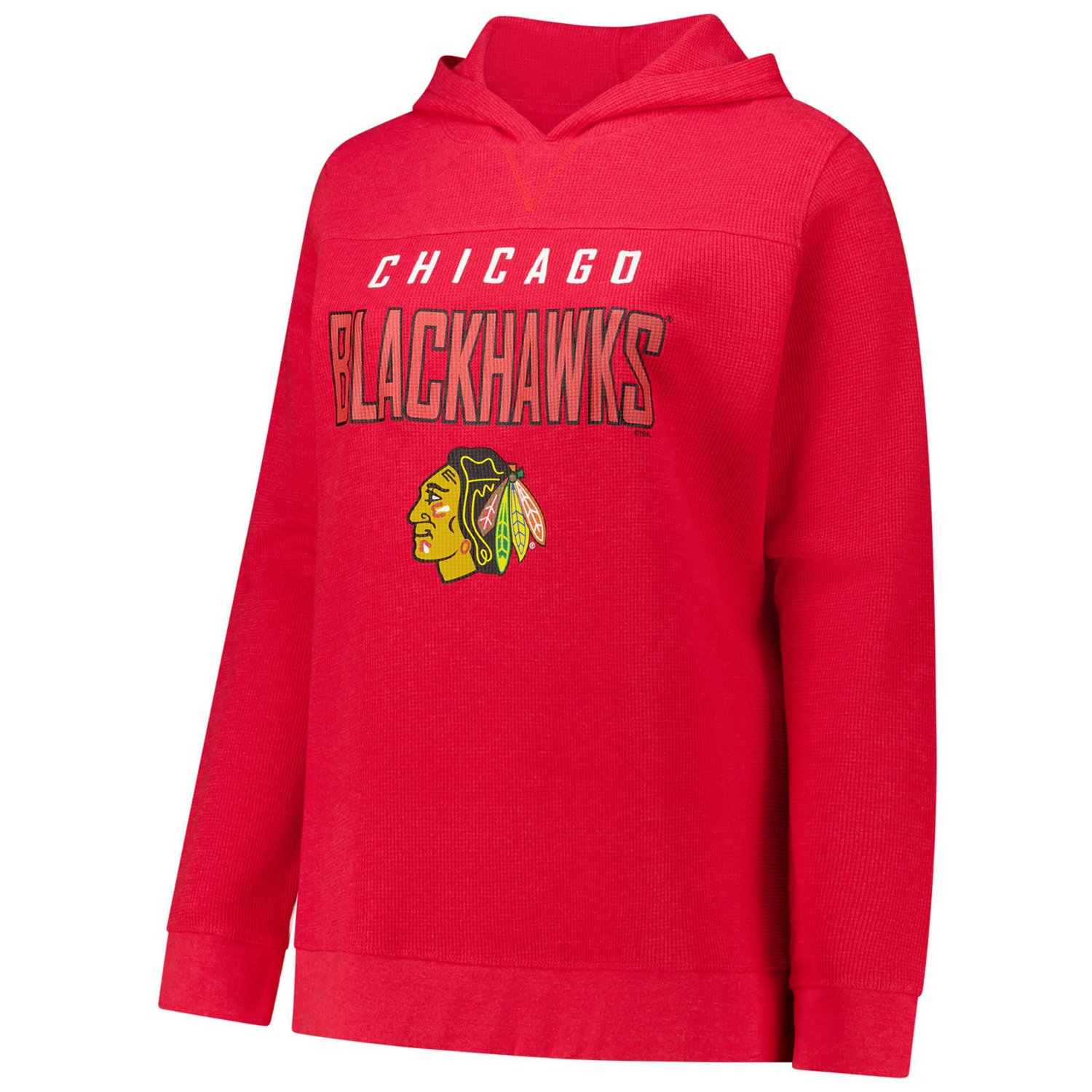 Profile Connor Bedard Chicago Blackhawks Plus Size Name  Number Thermal Pullover Hoodie                                          - view number 2