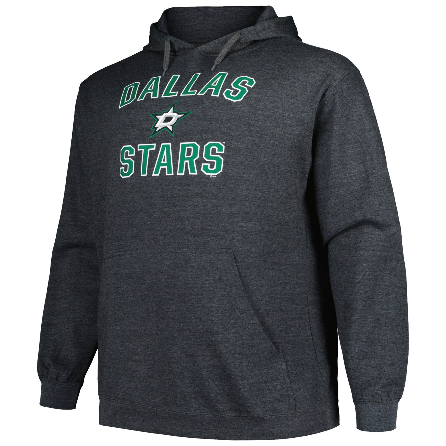 Profile Dallas Stars Big  Tall Arch Over Logo Pullover Hoodie - view number 2