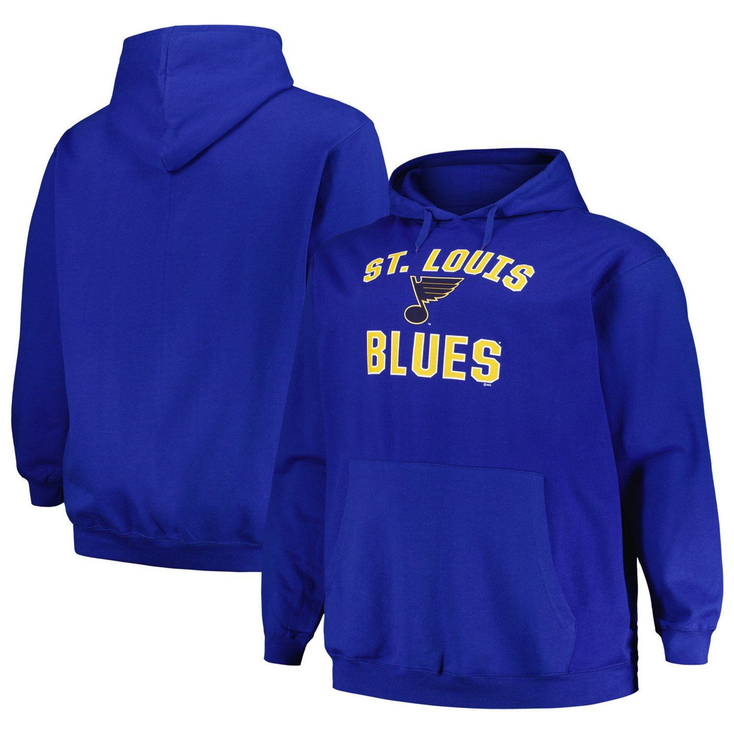 Profile St Louis s Big  Tall Arch Over Logo Pullover Hoodie
