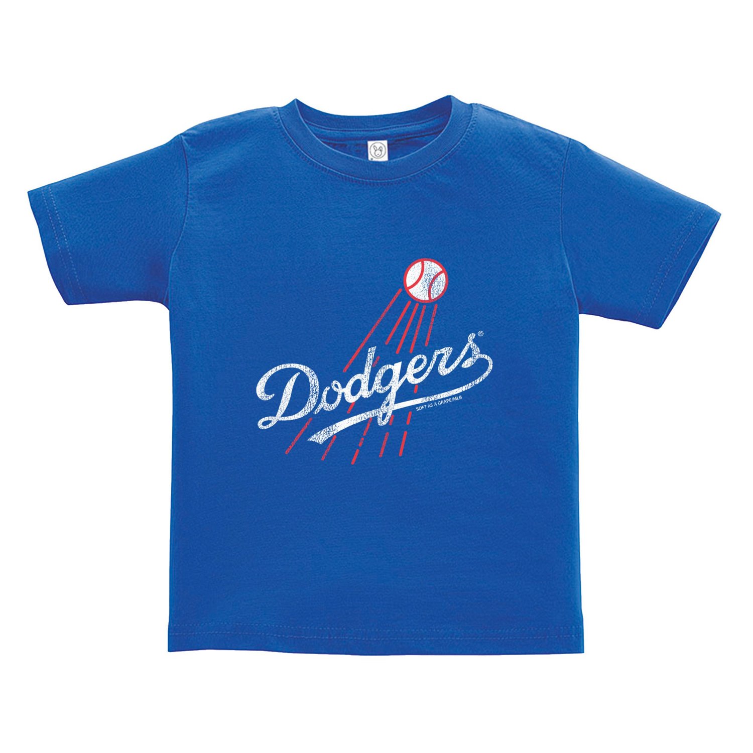 Soft as a Grape Gray Los Angeles Dodgers Cooperstown Collection Two-Pack T-Shirt Set - view number 3