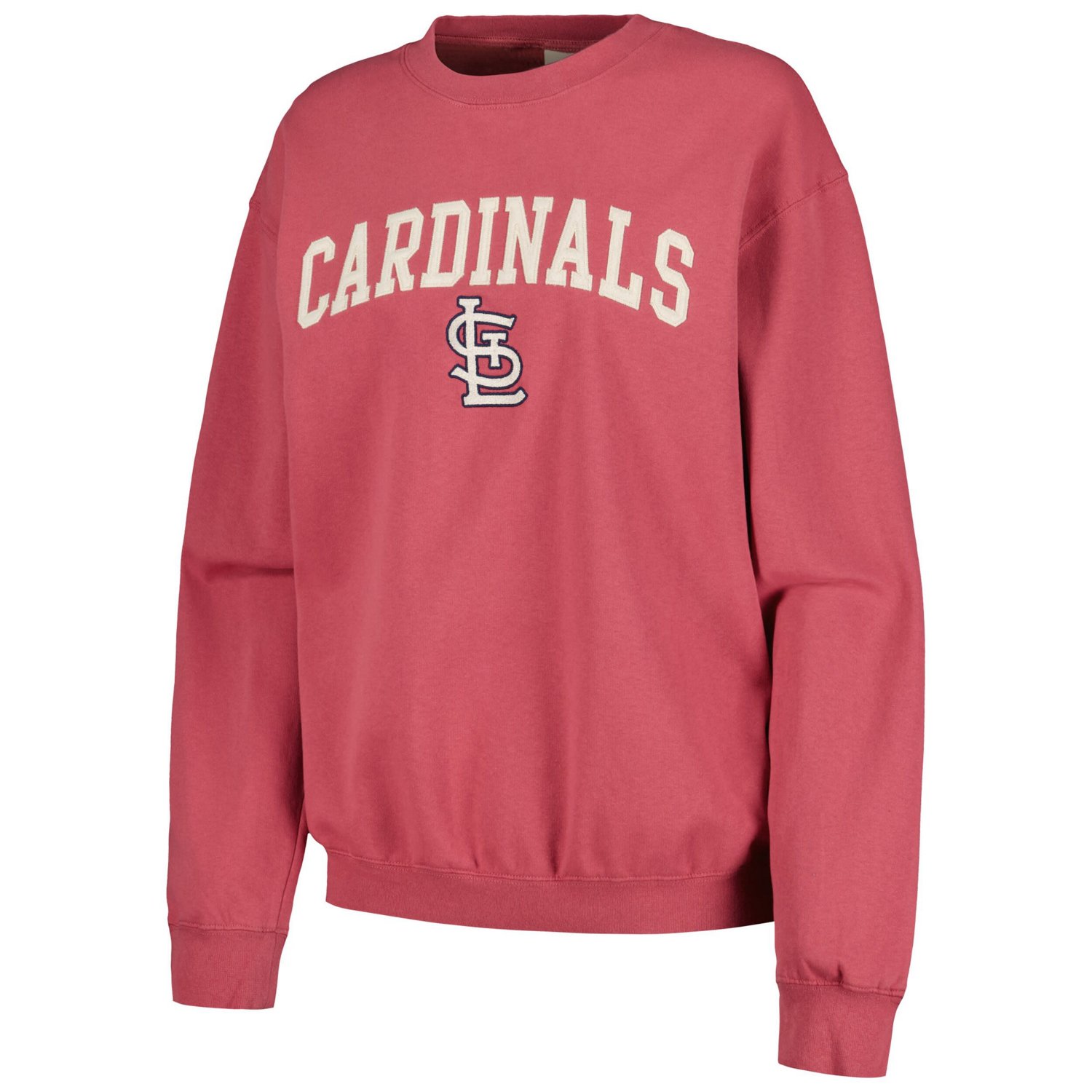 Soft as a Grape St Louis Cardinals Pigment Dye Pullover Sweatshirt
