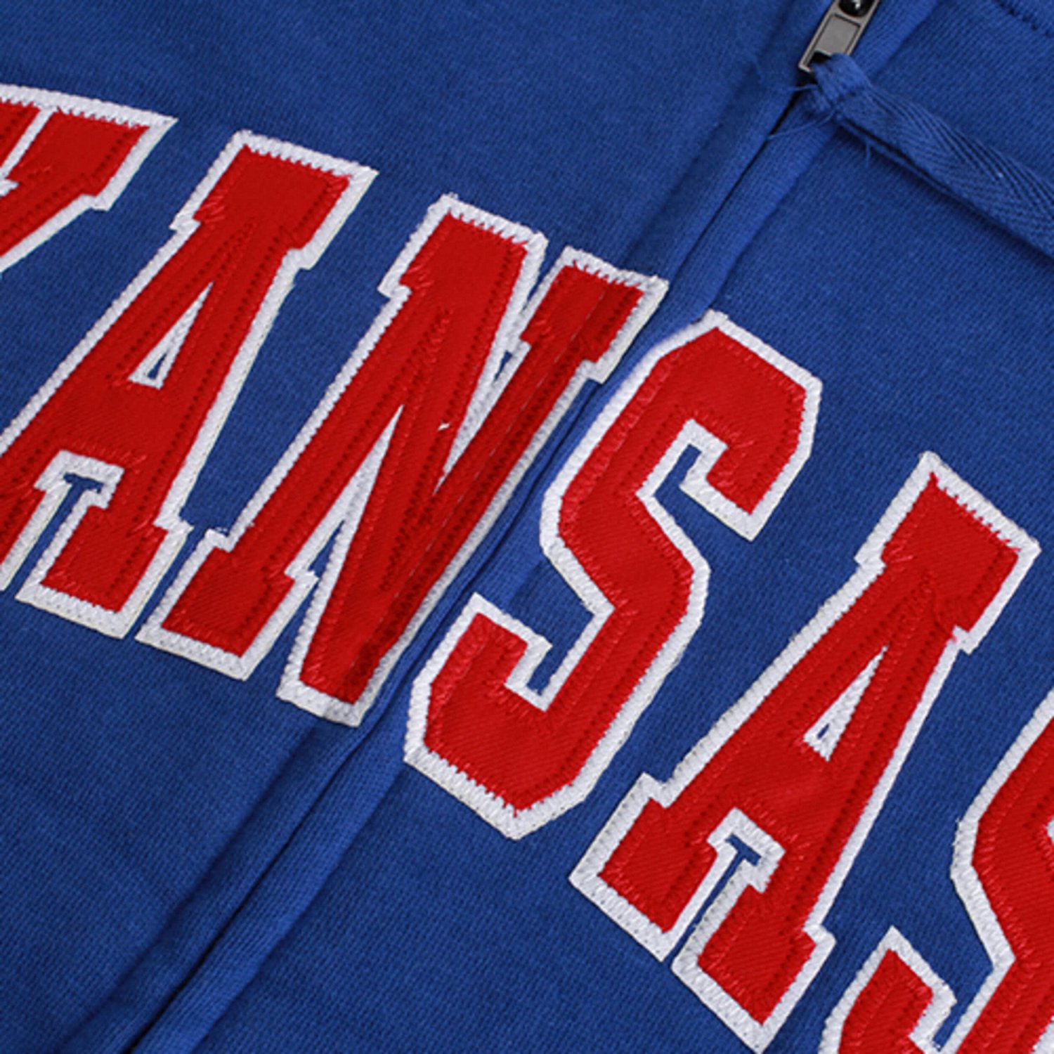 Stadium Athletic Kansas Jayhawks Arched Name Full-Zip Hoodie                                                                     - view number 2