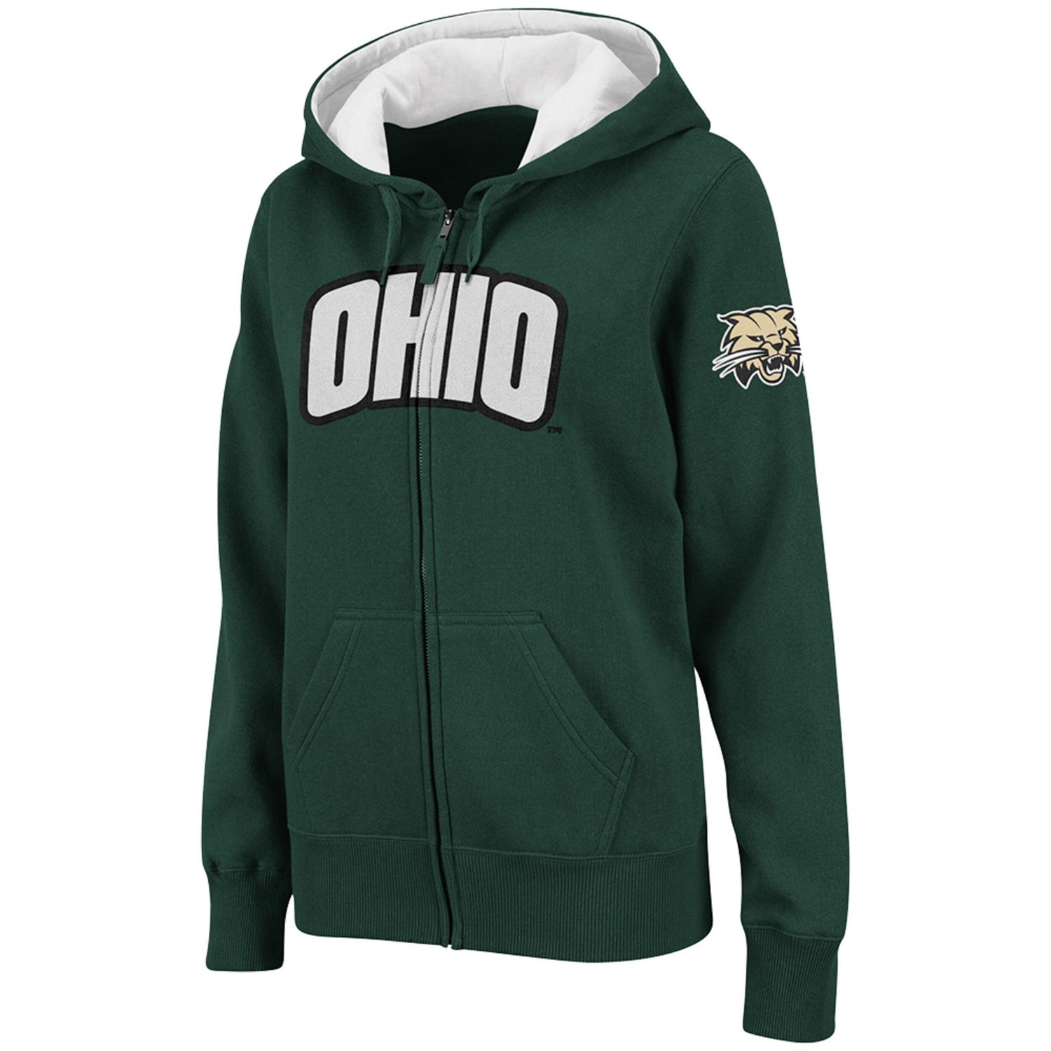 Stadium Athletic Ohio Bobcats Arched Name Full-Zip Hoodie                                                                        - view number 2