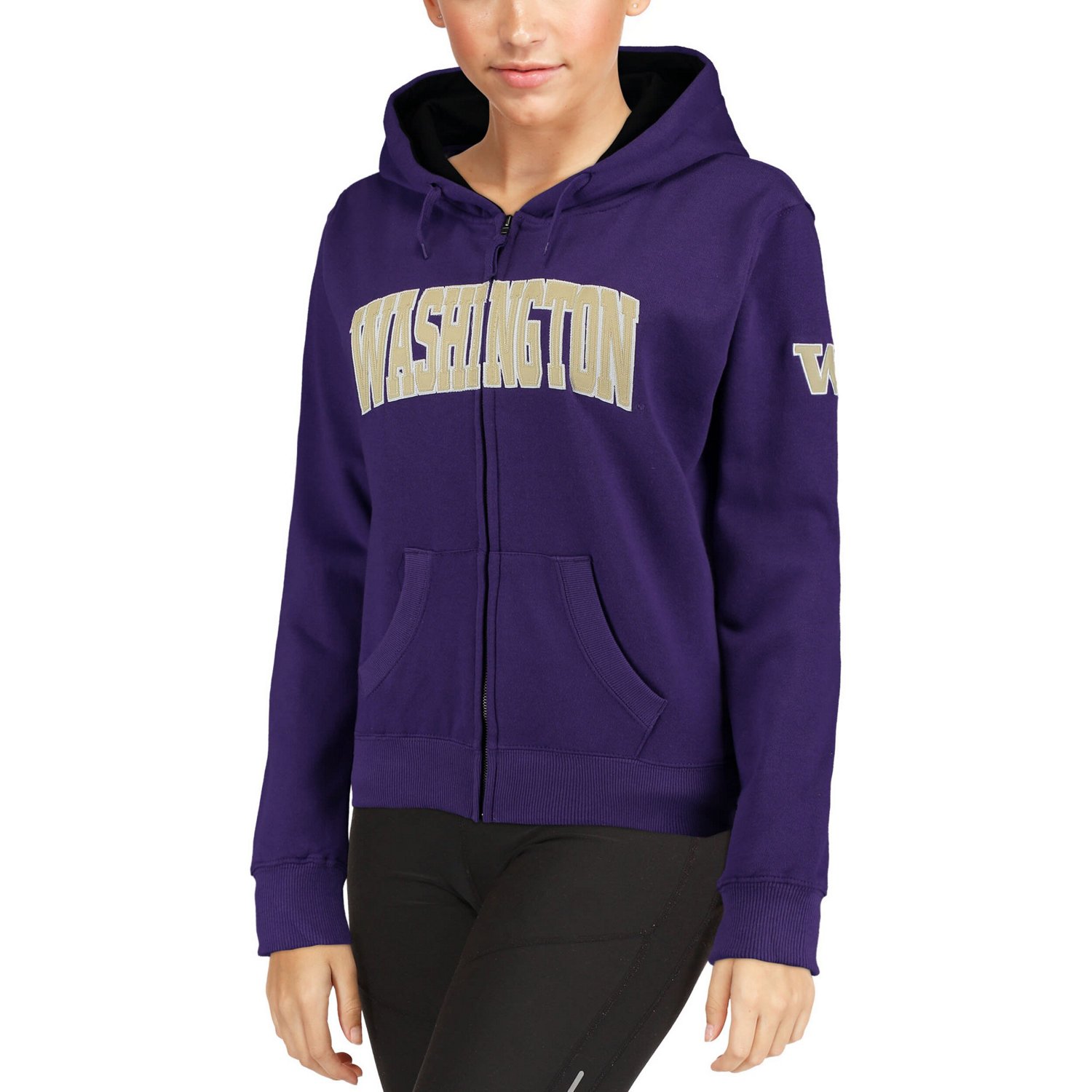Stadium Athletic Washington Huskies Arched Name Full-Zip Sweatshirt                                                              - view number 4