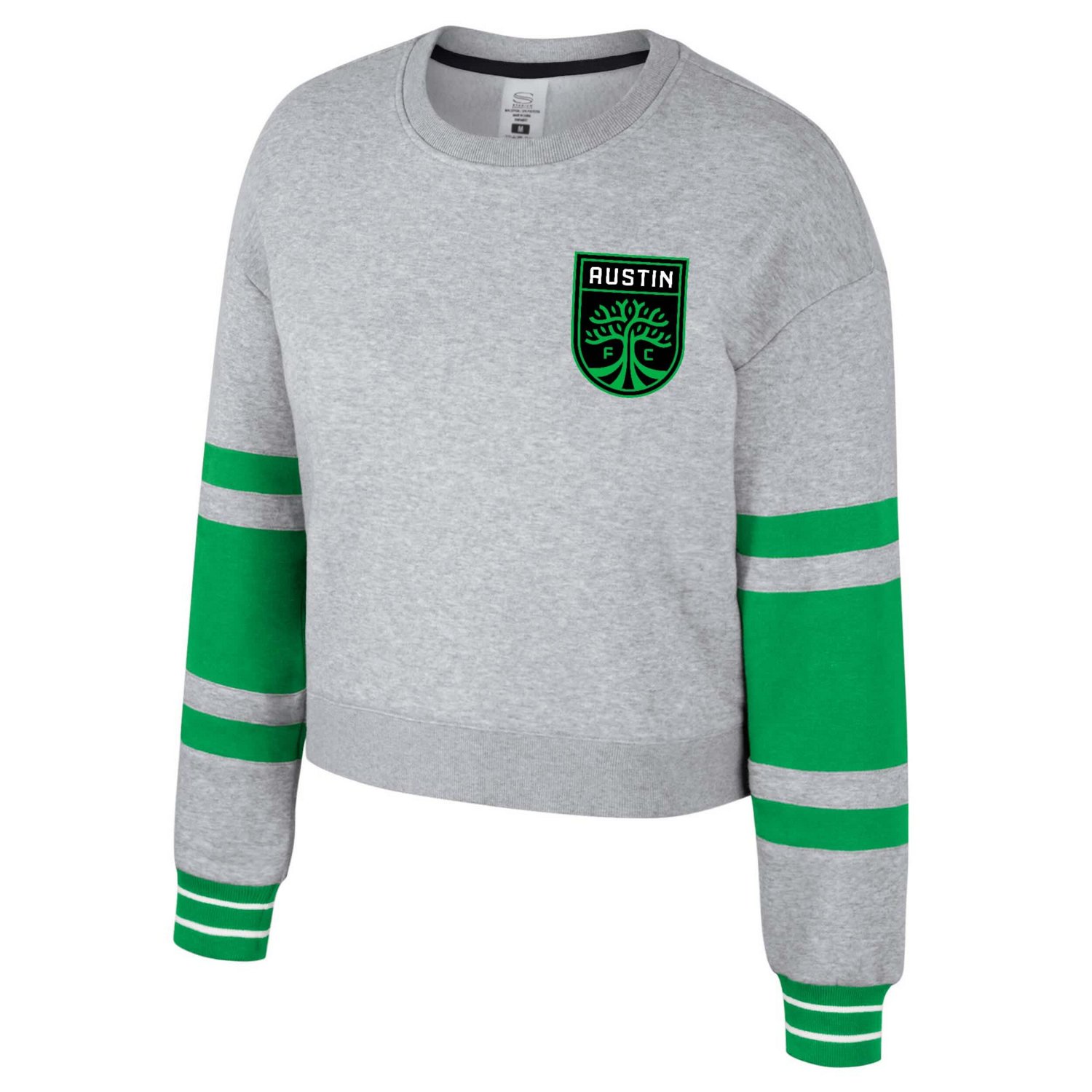 Stadium Essentials Austin FC Scrimmage Cropped Pullover Sweatshirt - view number 2