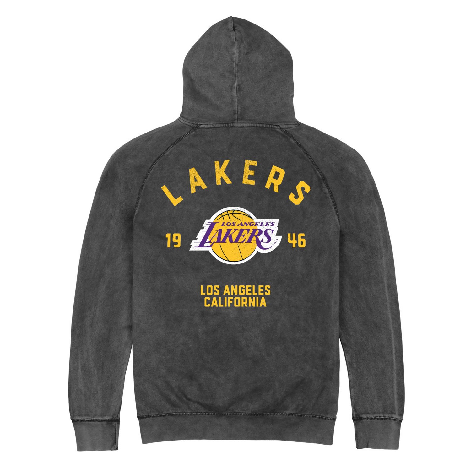 Stadium Essentials Los Angeles Lakers Vintage Raglan Pullover Hoodie - view number 3