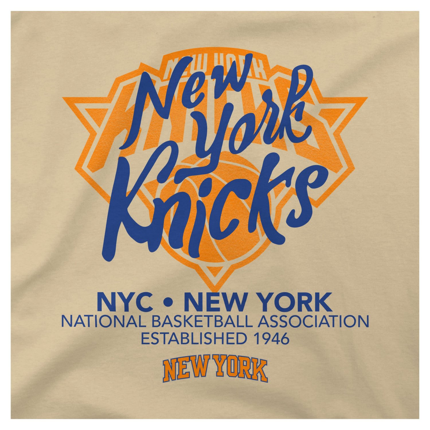 Stadium Essentials New York Knicks Wallscript T-Shirt - view number 4