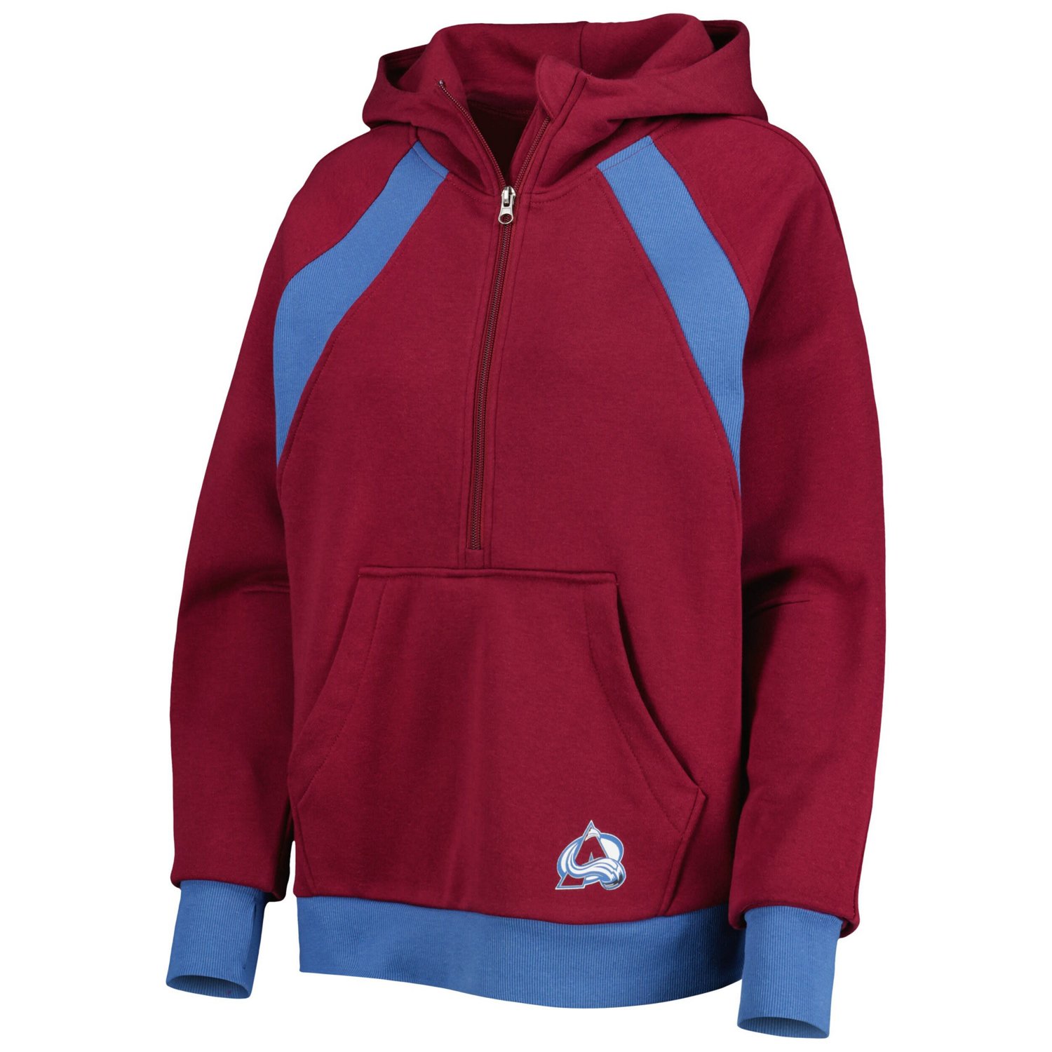 Starter Colorado Avalanche Wishbone Half-Zip Hoodie - view number 2