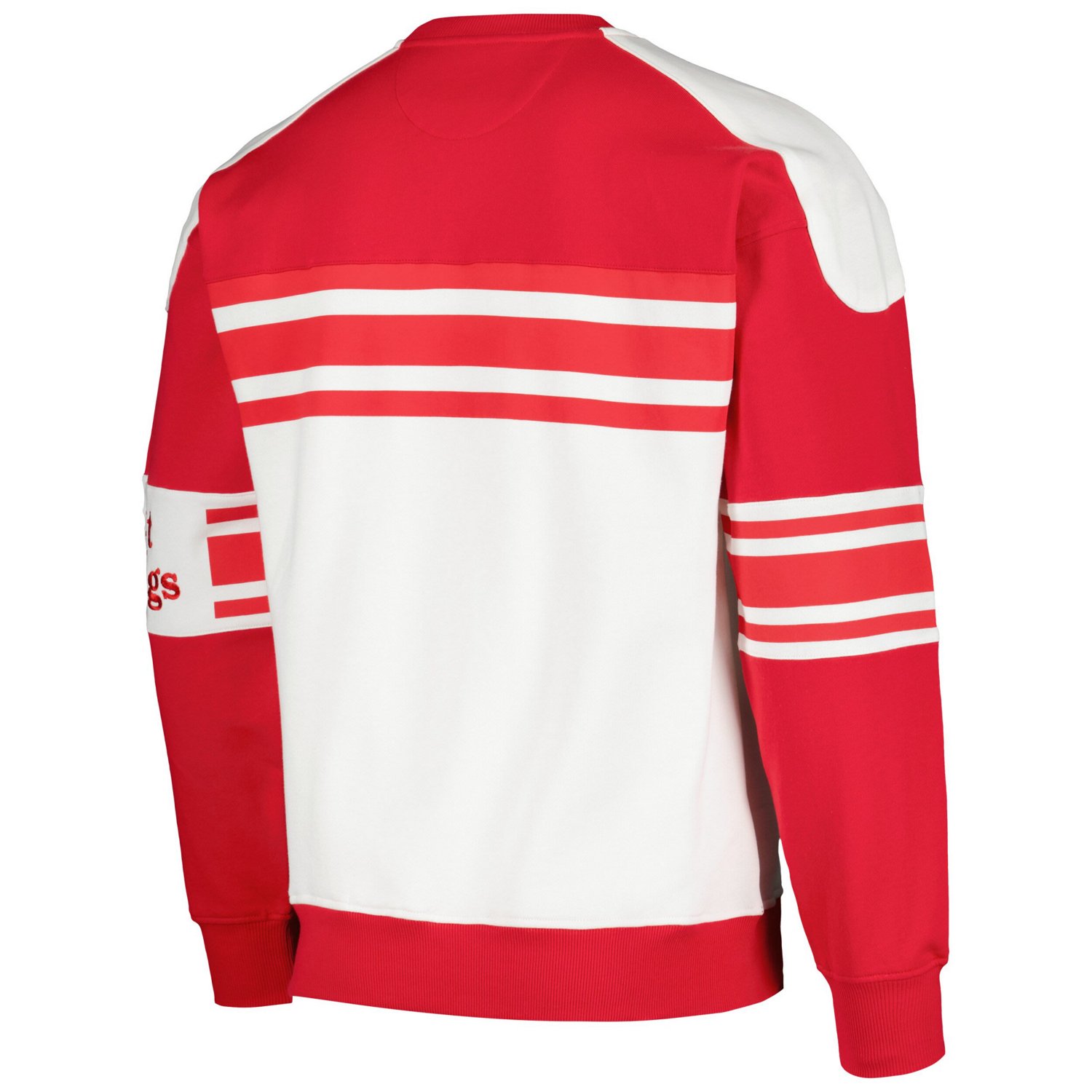 Starter Detroit Red Wings Defense Fleece Crewneck Pullover Sweatshirt - view number 3
