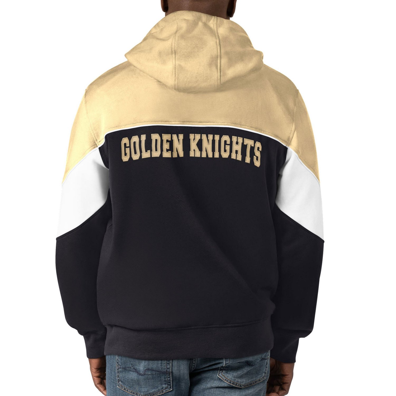 Starter Gold Vegas Golden Knights Power Forward Full-Zip Hoodie
