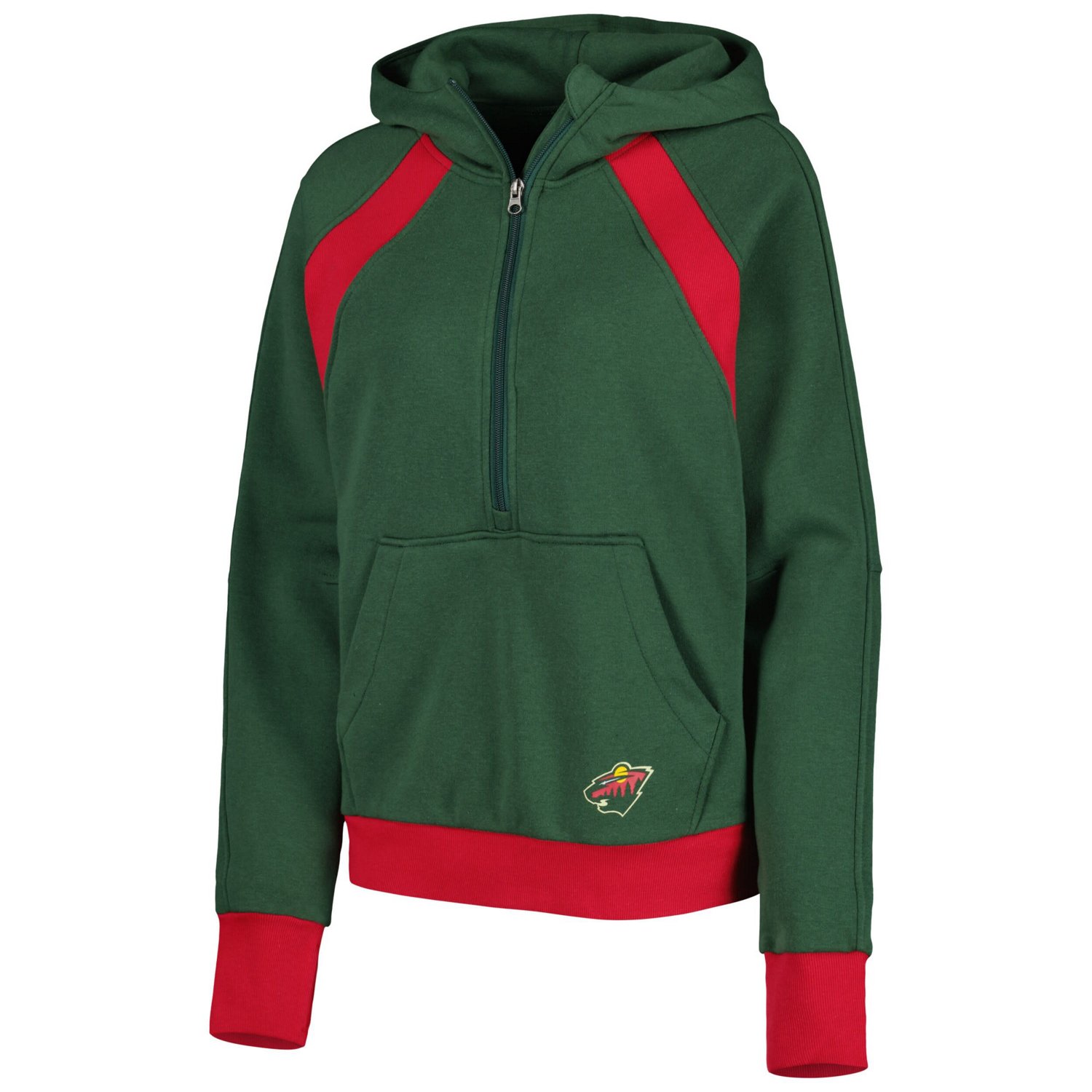 Starter Minnesota Wild Wishbone Half-Zip Hoodie                                                                                  - view number 2