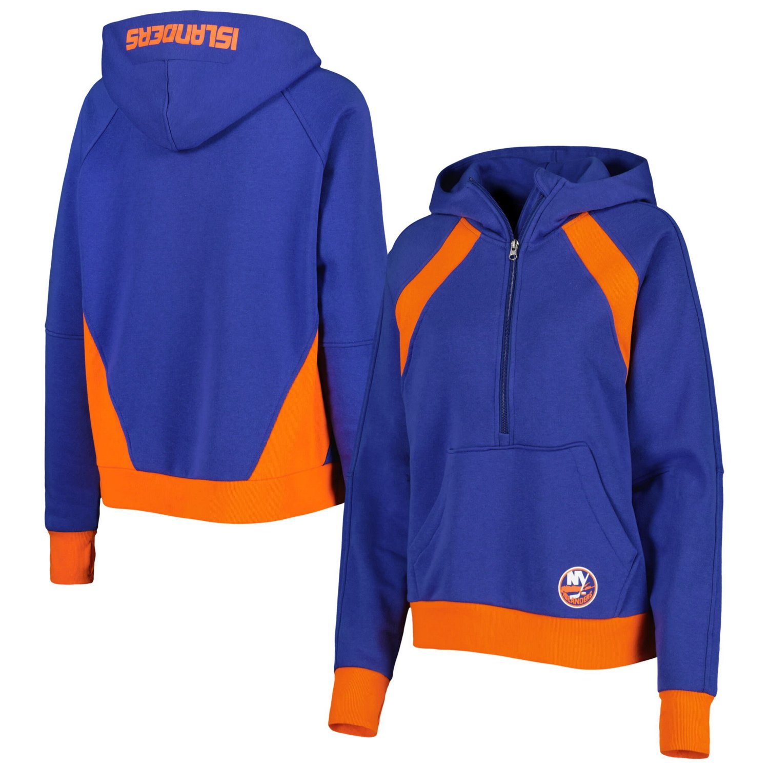 Starter New York Islanders Wishbone Half-Zip Hoodie