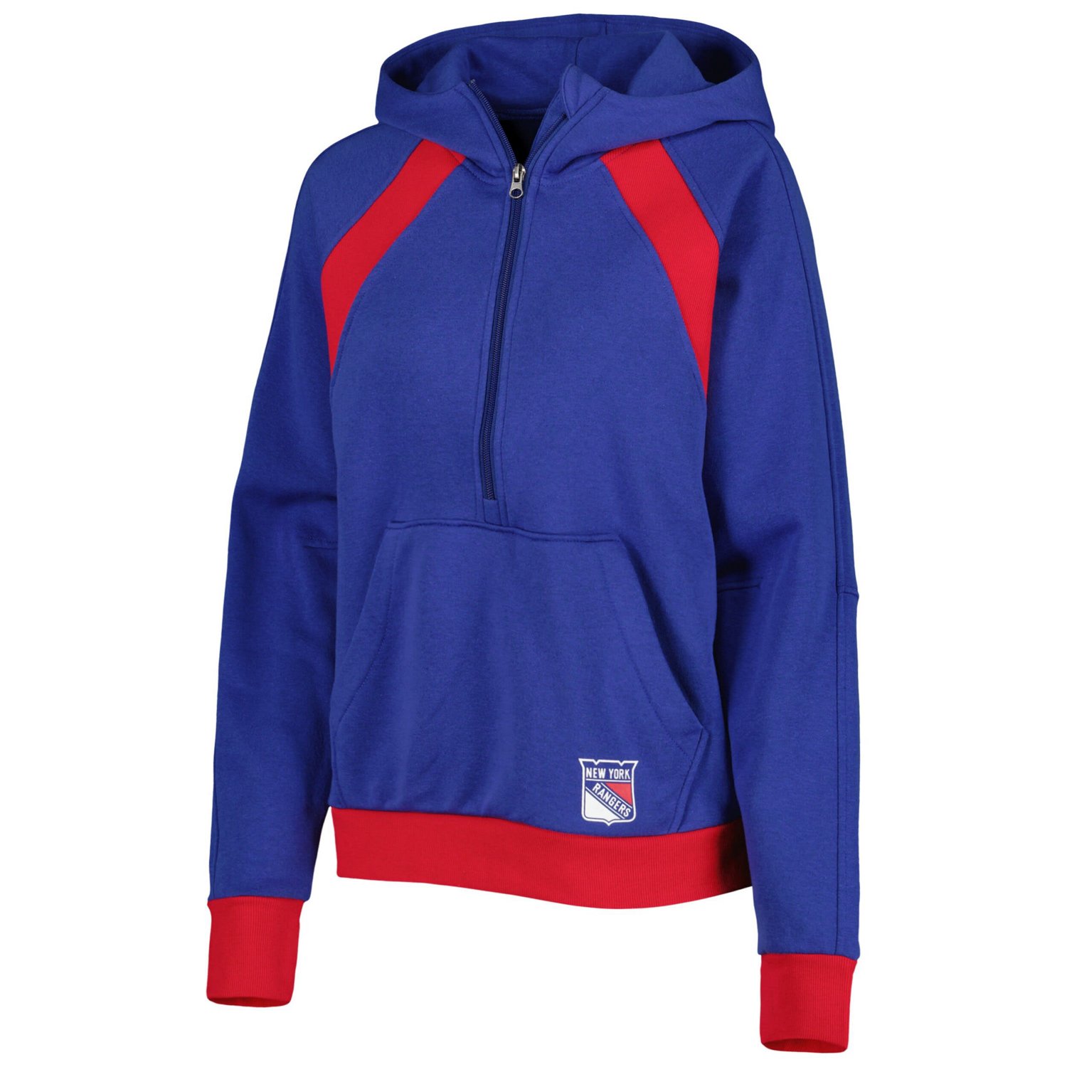 Starter New York Rangers Wishbone Half-Zip Hoodie                                                                                - view number 2