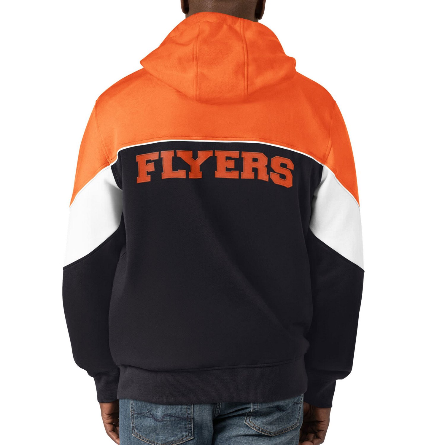 Starter Orange Philadelphia Flyers Power Forward Full-Zip Hoodie                                                                 - view number 2