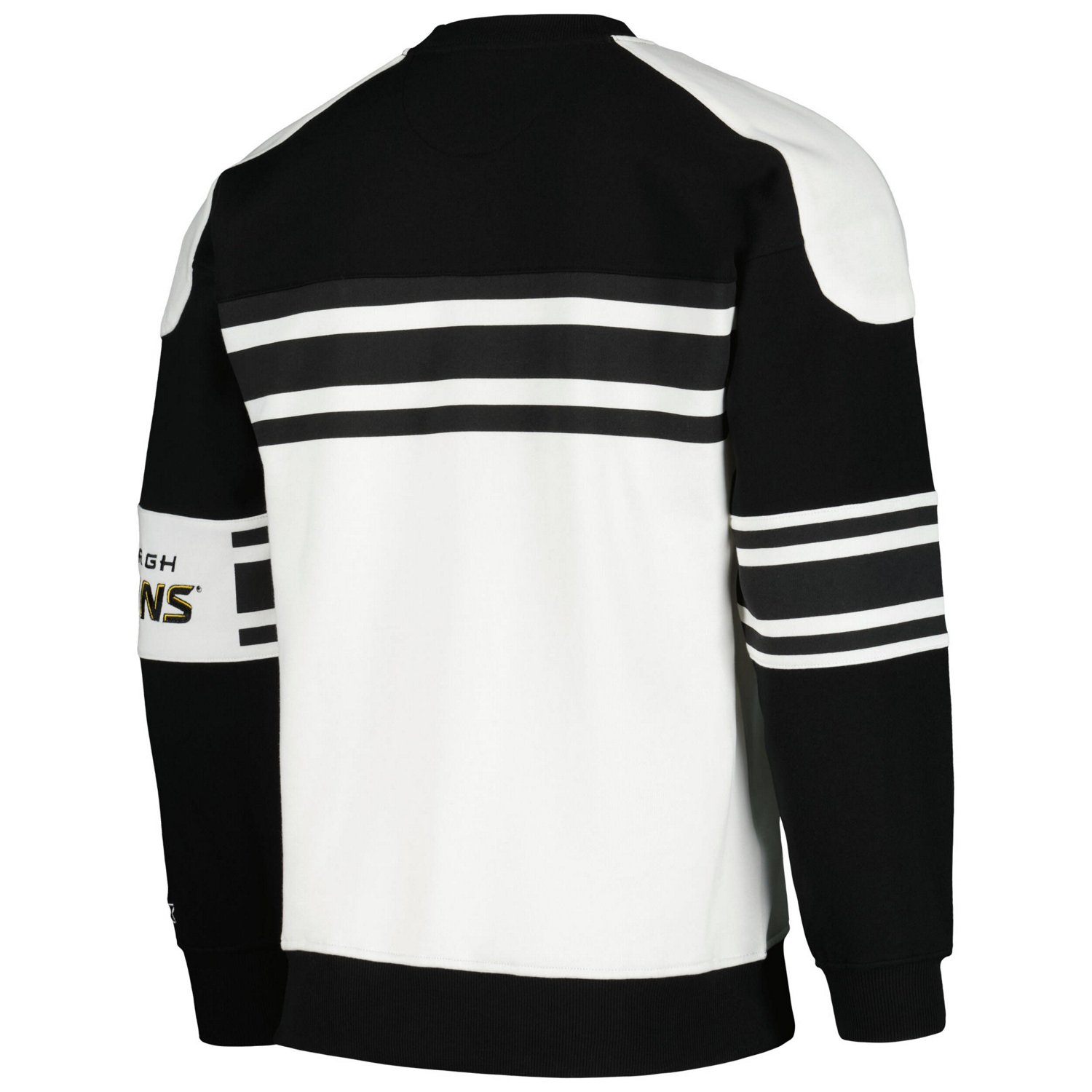 Starter Pittsburgh Penguins Defense Fleece Crewneck Pullover Sweatshirt