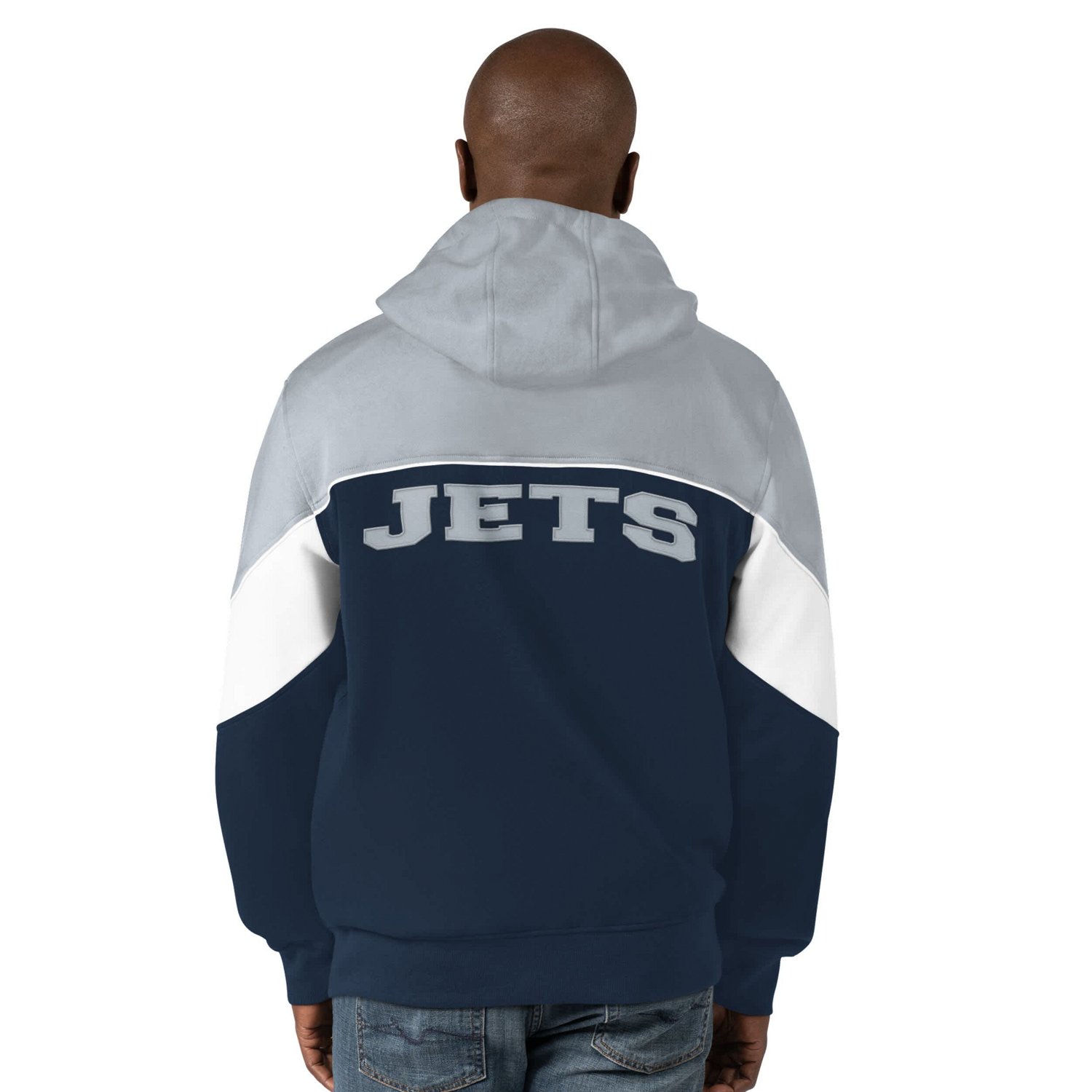 Starter Silver Winnipeg Jets Power Forward Full-Zip Hoodie                                                                       - view number 2