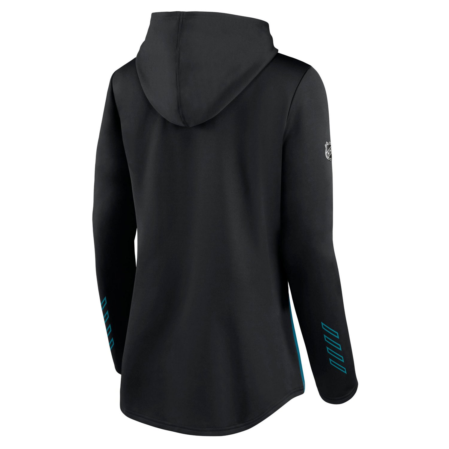 /Teal San Jose Sharks Authentic Pro Locker Room Pullover Hoodie                                                                  - view number 3