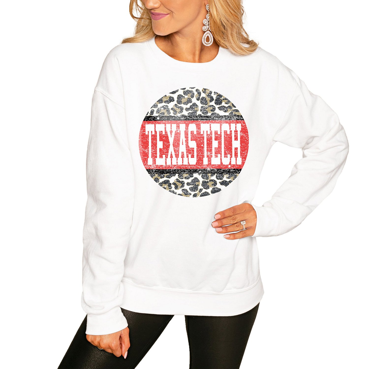 Texas Tech Red Raiders Scoop  Score Pullover Sweatshirt