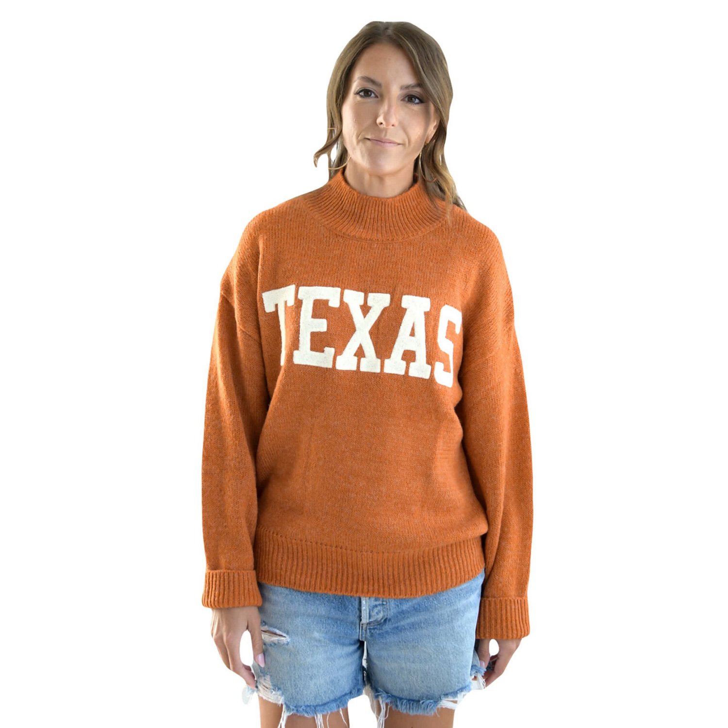 Texas Texas Longhorns Oversized Varsity Sweater