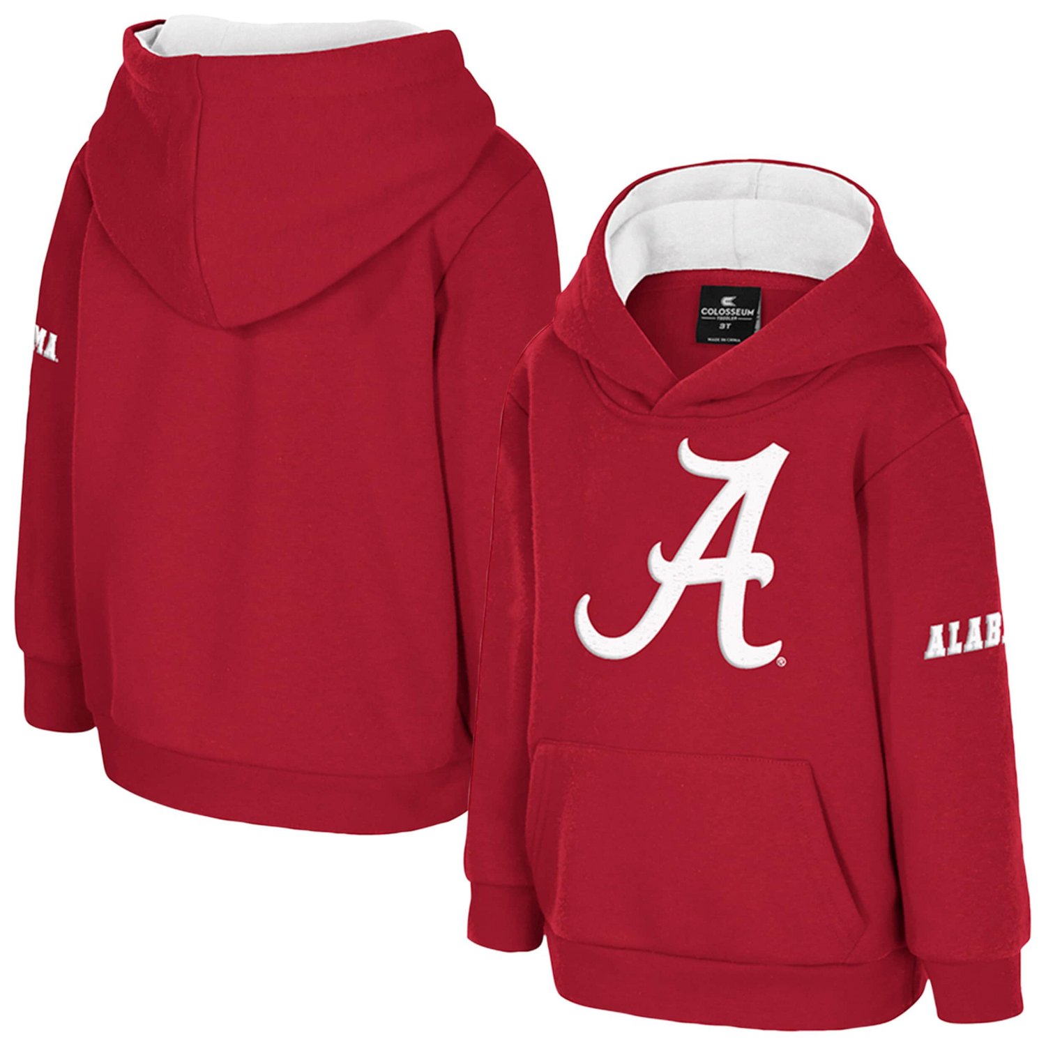 Toddler Colosseum Alabama Tide Big Logo Volume Fleece Pullover Hoodie - view number 1