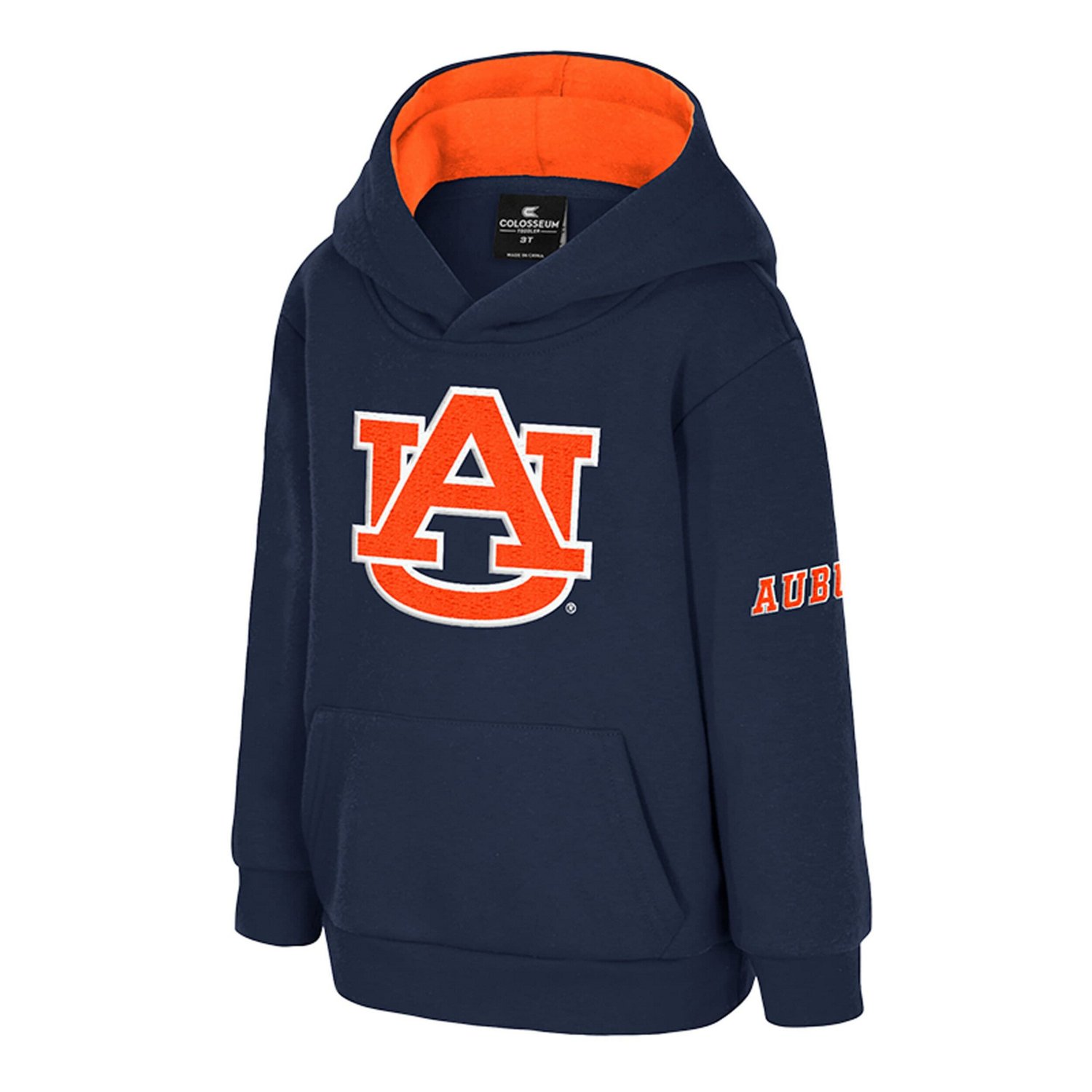 Toddler Colosseum Auburn Tigers Big Logo Volume Fleece Pullover Hoodie - view number 2