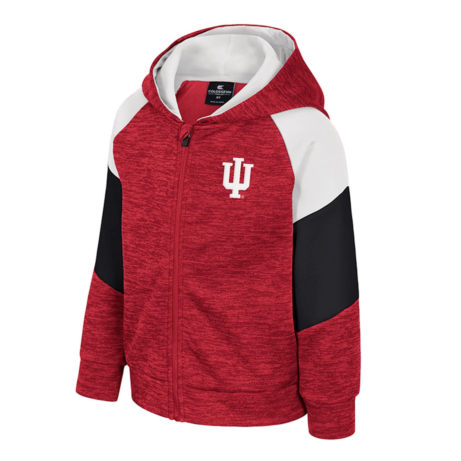 Toddler Colosseum Indiana Hoosiers Spirit Hollow Full-Zip Hoodie - view number 2