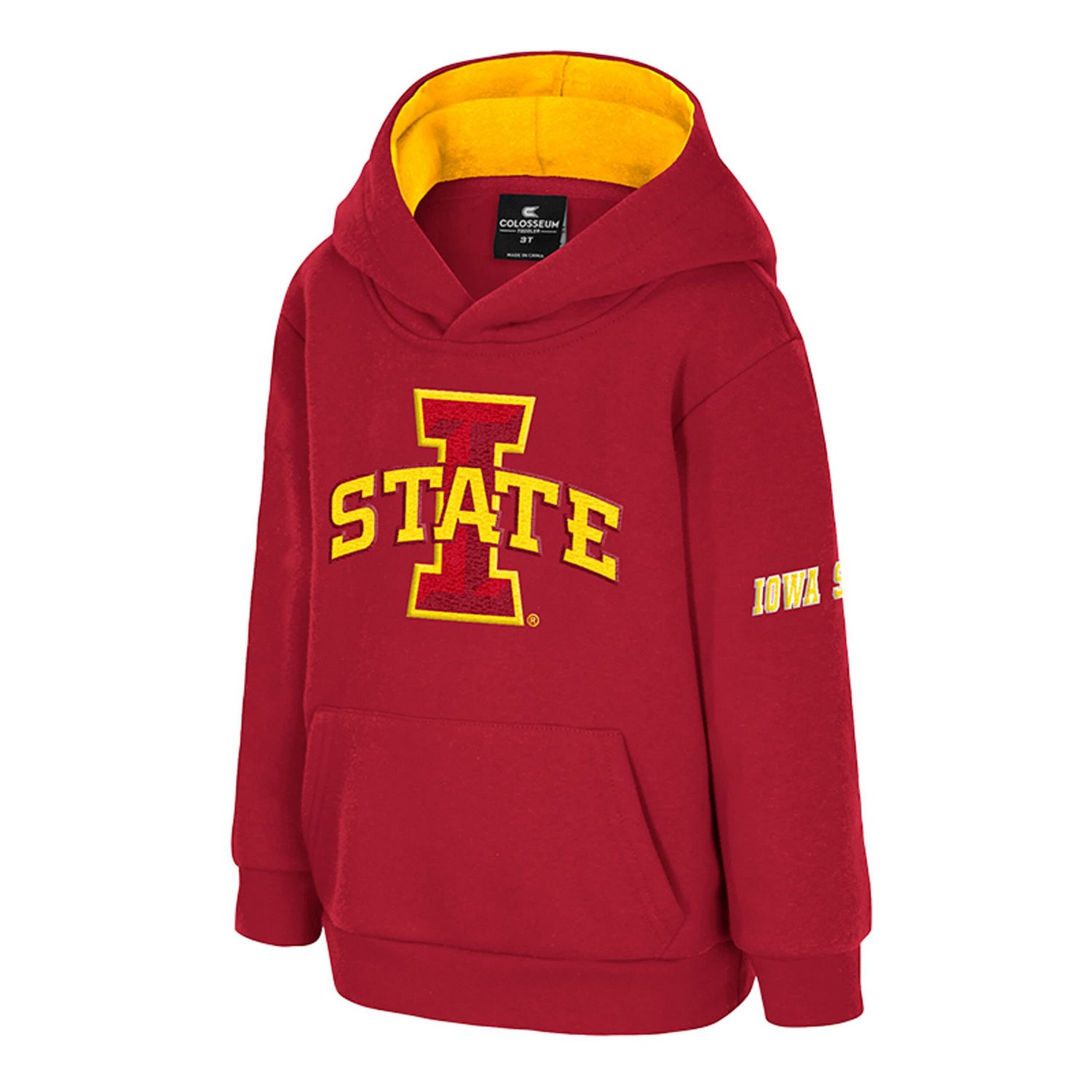 Toddler Colosseum Iowa State Cyclones Big Logo Volume Fleece Pullover Hoodie - view number 2