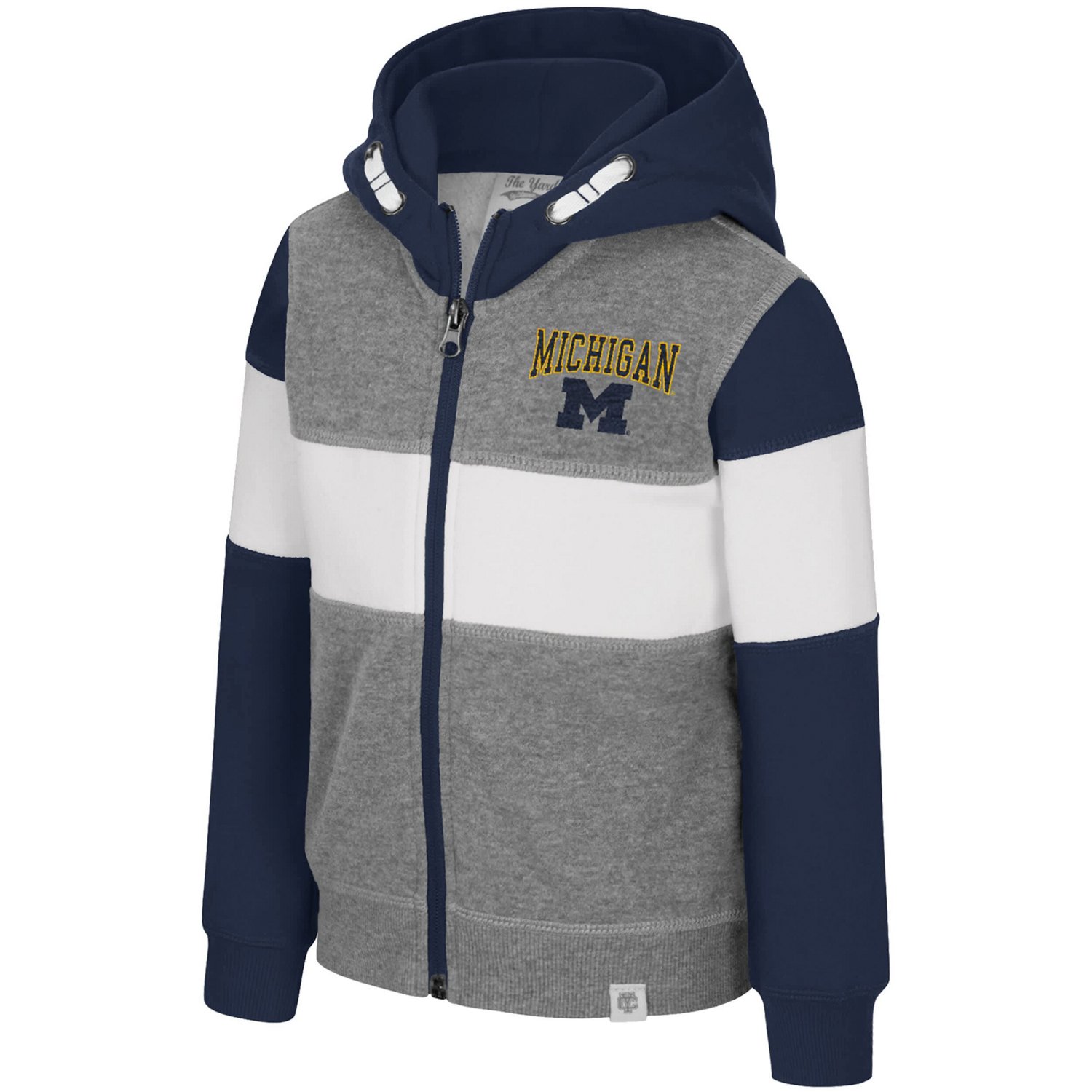 Toddler Colosseum Michigan Wolverines Bert Full-Zip Hoodie - view number 2
