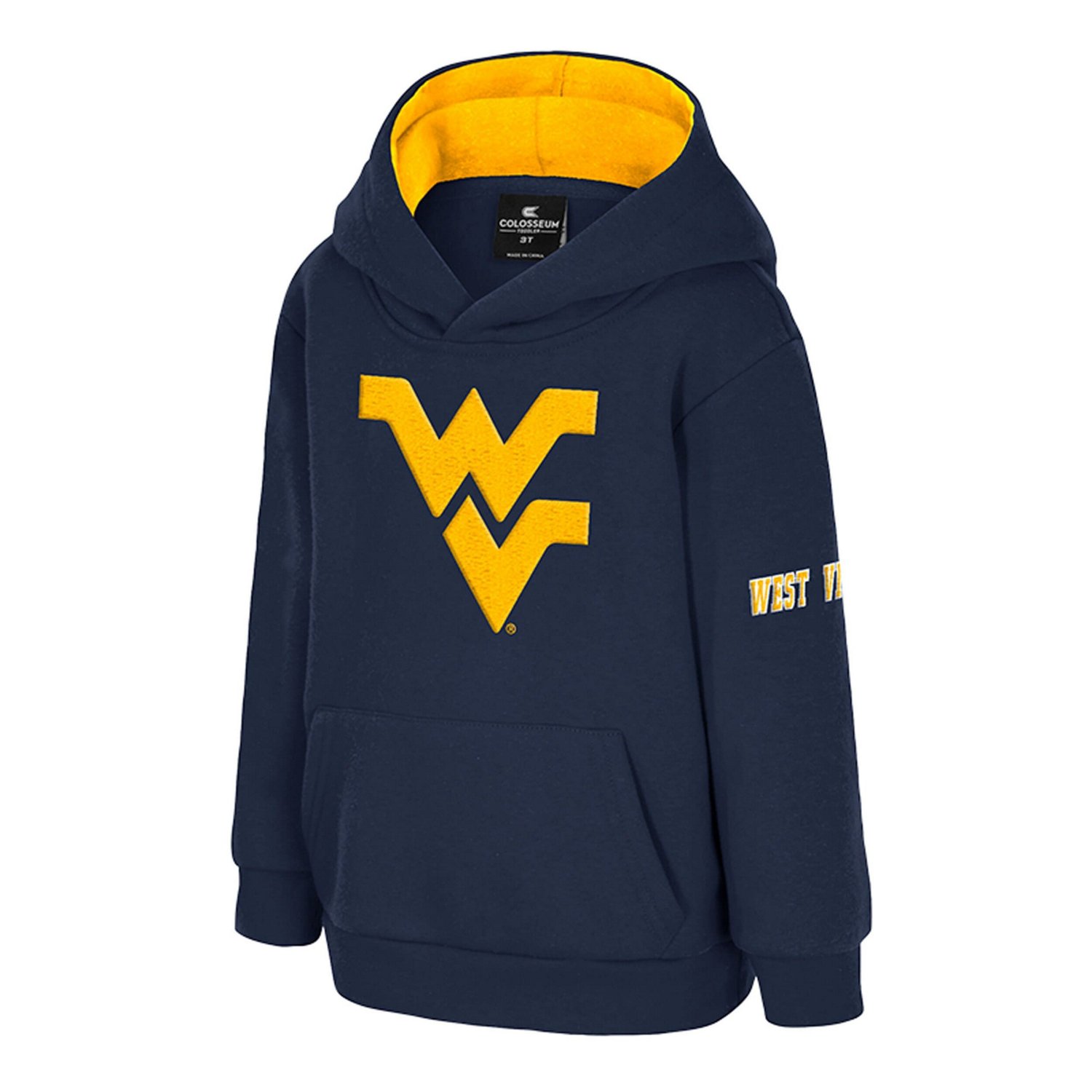 Toddler Colosseum West Virginia Mountaineers Big Logo Volume Fleece Pullover Hoodie - view number 2