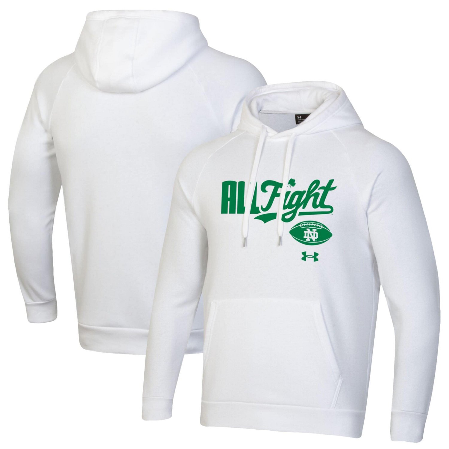 Under Armour Notre Dame Fighting Irish All Fight Rival Fleece Hoodie