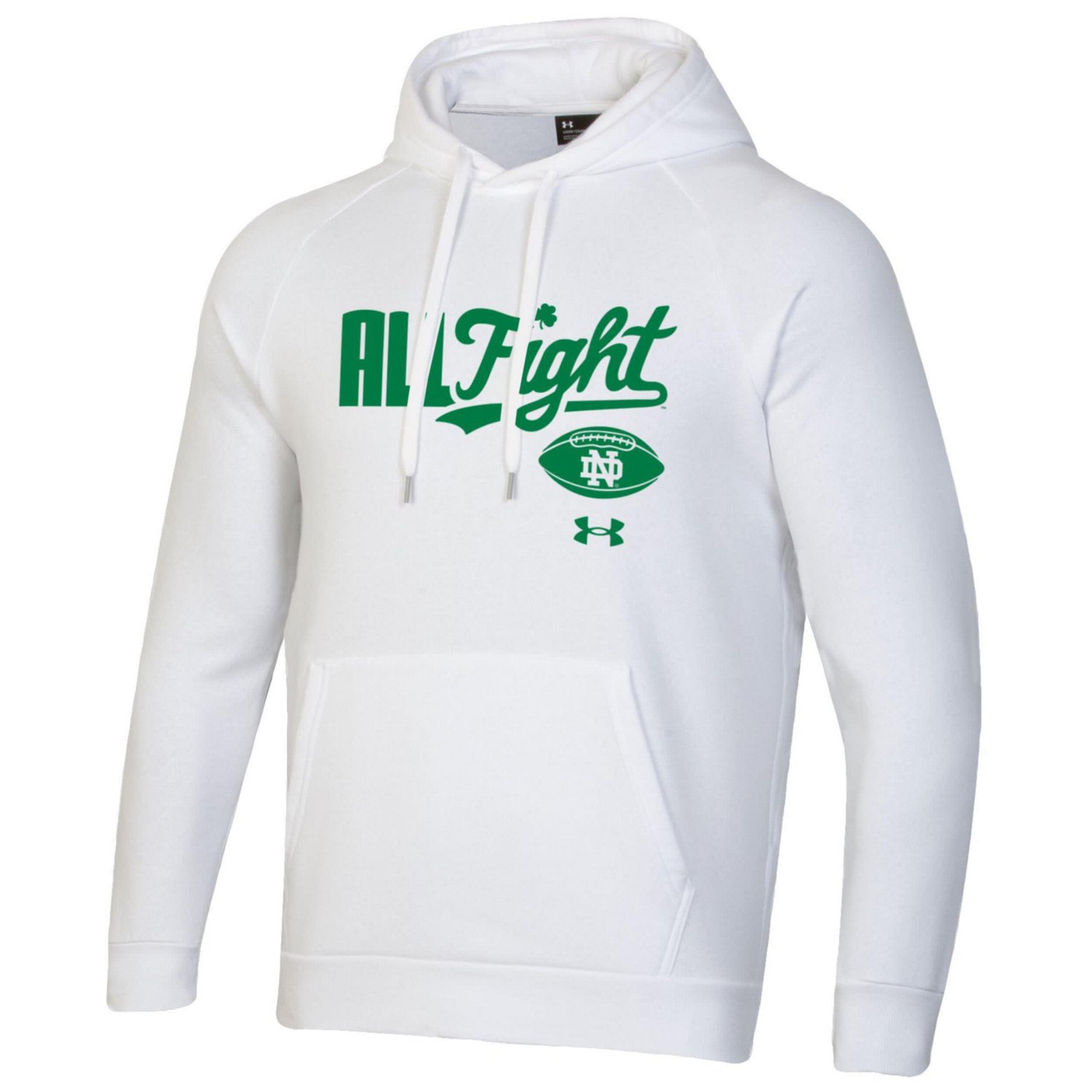 Under Armour Notre Dame Fighting Irish All Fight Rival Fleece Hoodie - view number 2