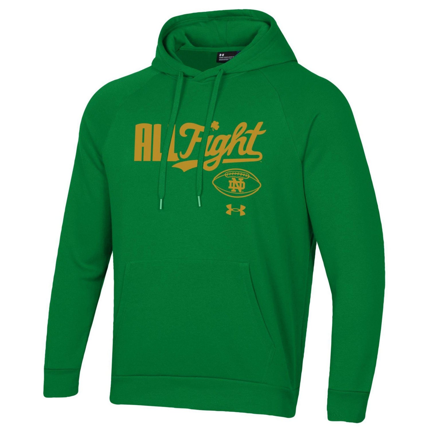 Under Armour Notre Dame Fighting Irish All Fight Rival Fleece Hoodie - view number 2