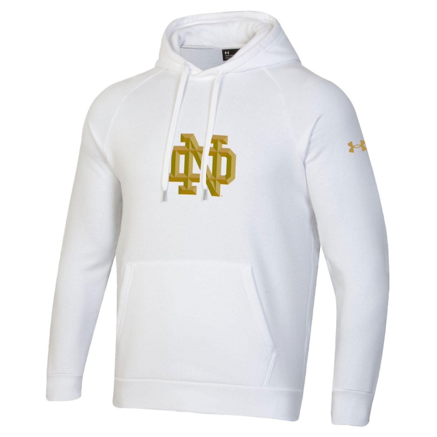 Under Armour Notre Dame Fighting Irish 2024 Shamrock Series Rival Fleece Pullover Hoodie - view number 1