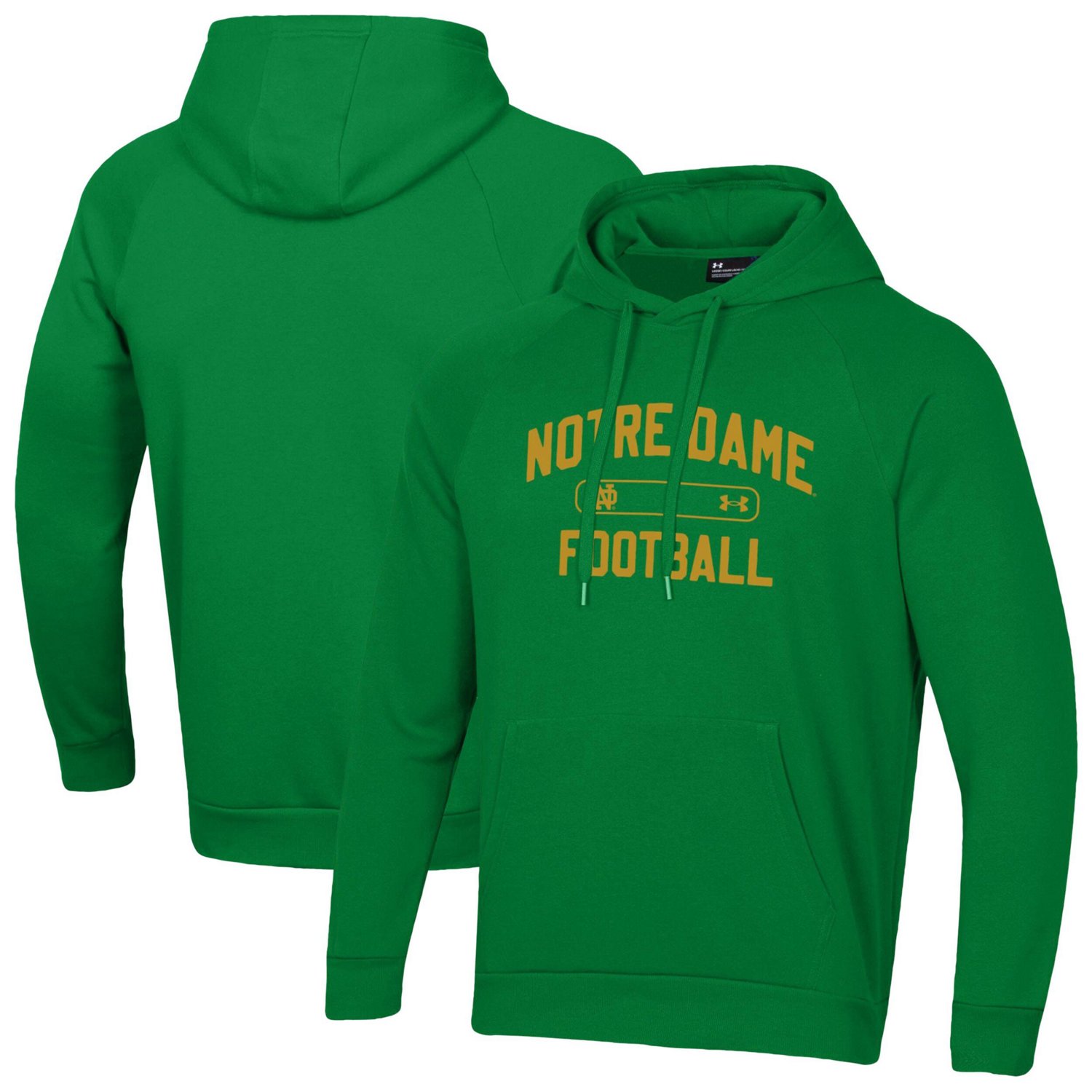 Under Armour Notre Dame Fighting Irish 2025 Sideline Rival Fleece Hoodie