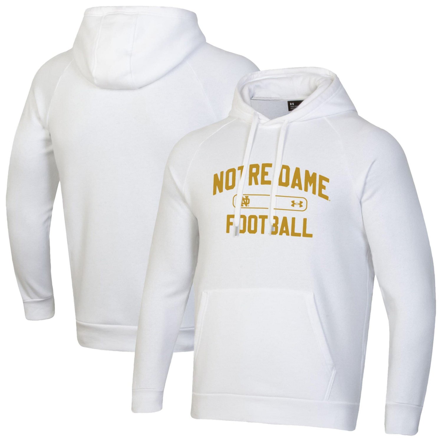 Under Armour Notre Dame Fighting Irish 2025 Sideline Rival Fleece Hoodie