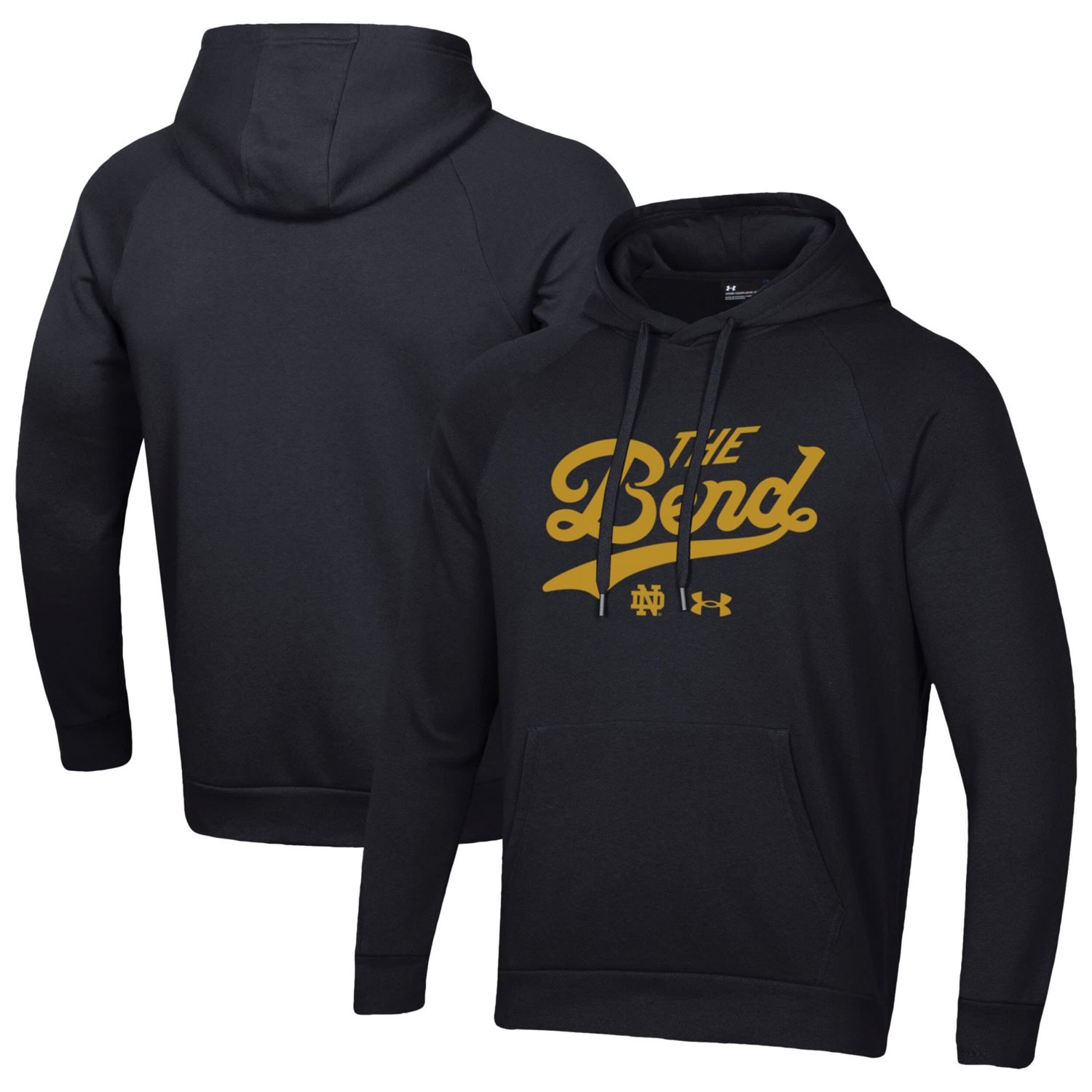Under Armour Notre Dame Fighting Irish The Bend Rival Raglan Hoodie