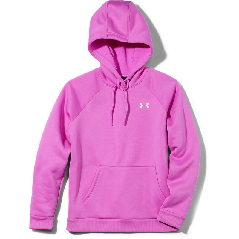 Under Armour Women's Armour Fleece Hoodie Purple, X-Large - Women's Athletic Fleece at Academy Sports