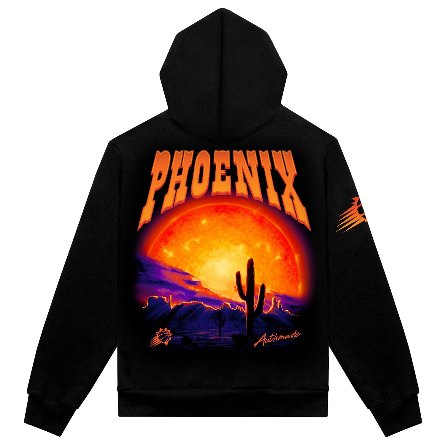 Unisex Authmade Phoenix Suns Solar Flare Pullover Hoodie - view number 3