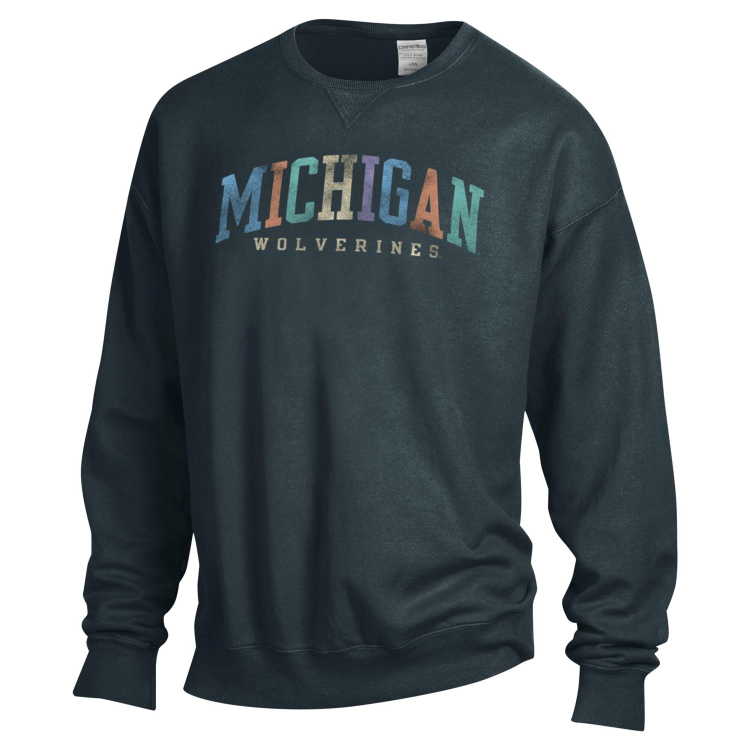 Unisex ComfortWash Michigan Wolverines Oversized Pullover Sweatshirt - view number 2