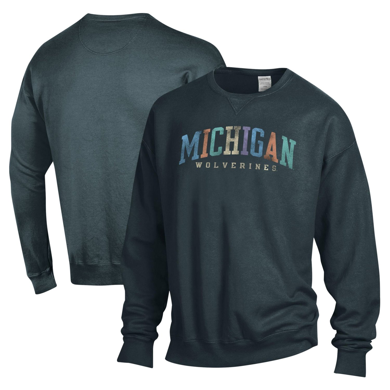 Unisex ComfortWash Michigan Wolverines Oversized Pullover Sweatshirt - view number 1