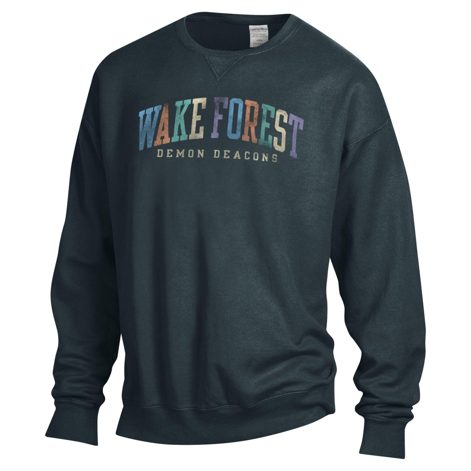 Unisex ComfortWash Wake Forest Demon Deacons Oversized Pullover Sweatshirt                                                       - view number 2