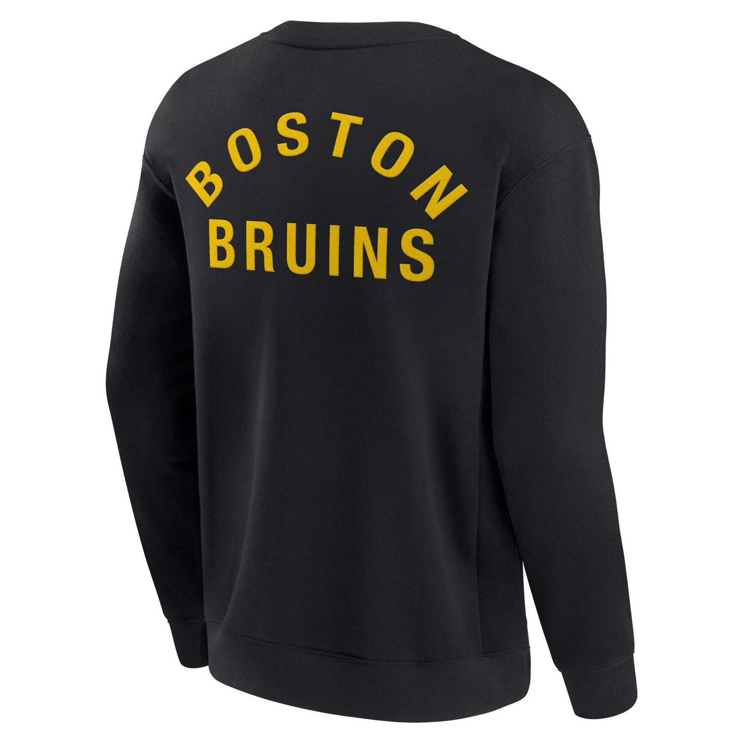 Unisex Fanatics Boston Bruins Super Soft Pullover Crew Sweatshirt